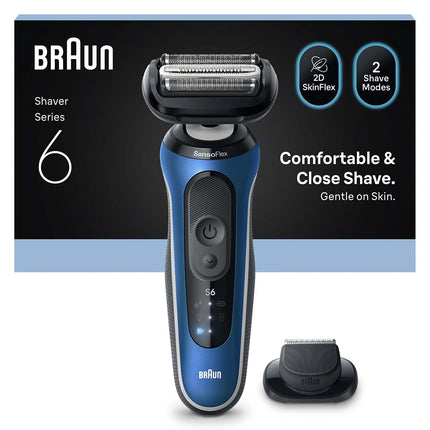 Electric Shaver Series 6, Wet & Dry, Rechargeable