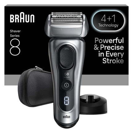 Electric Shaver, Wet & Dry, Rechargeable, Series 8