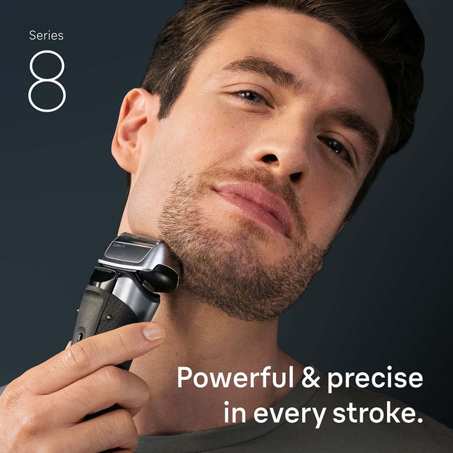 Electric Shaver, Wet & Dry, Rechargeable, Series 8