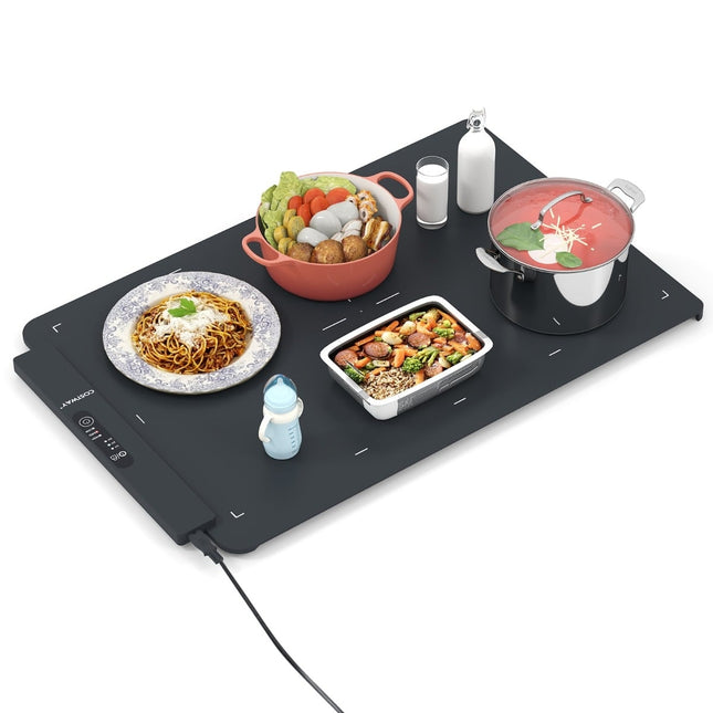 Electric Silicone Food Warming Mat, Fast Heating, 64x41 cm
