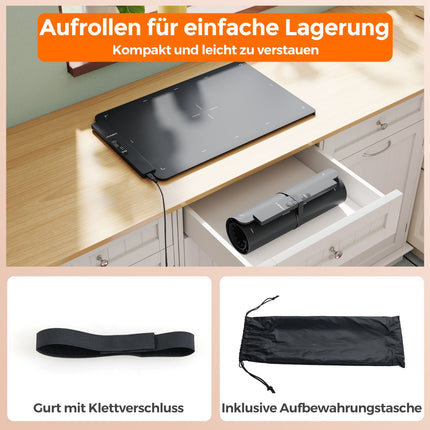 Electric Silicone Food Warming Mat, Fast Heating, 64x41 cm