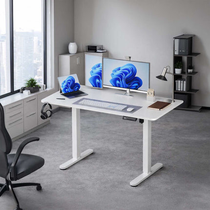 Electric Sit-Stand Desk – Wood-Effect Top, Memory Presets