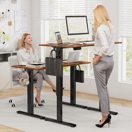 Electric Standing Desk 120x60 cm, 73–122 cm Height Adjustable
