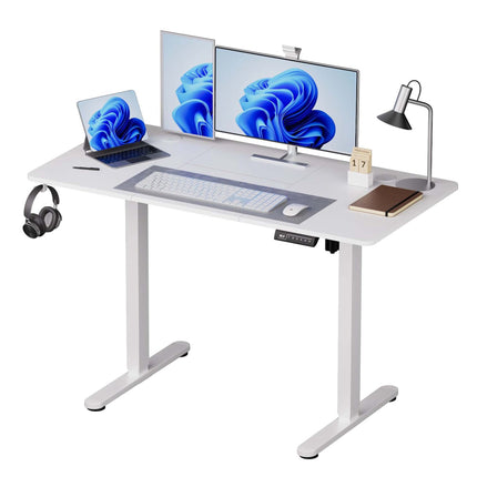 Electric Standing Desk, Wood-Effect Top, Memory Presets