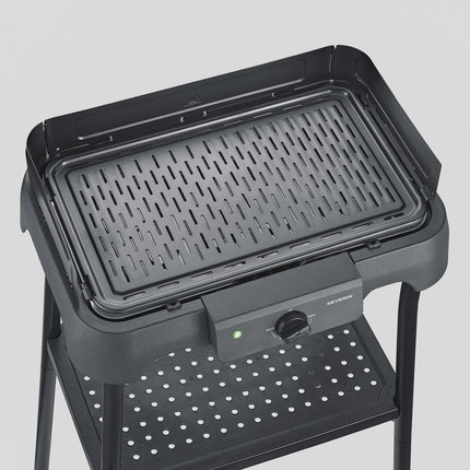 Electric Table Grill with Stand & Grill Plate, 2000W