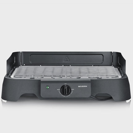 Electric Tabletop BBQ Grill with Stainless Steel Grate