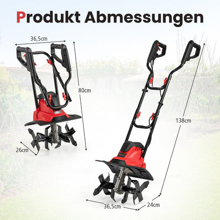 Electric Tiller 1200W – 36cm Width, 22cm Depth