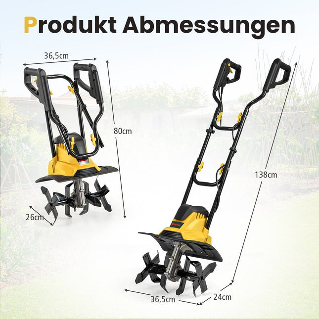 Elektrische frees 1200W, 36cm breed, 22cm diep