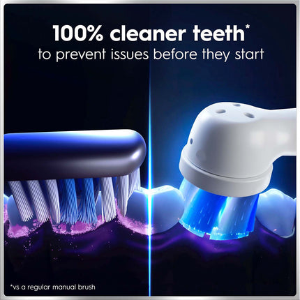 Electric Toothbrush Grey Opal, 1 Extra Refill