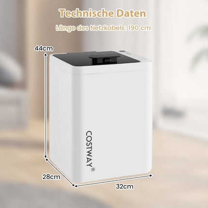 Electric Towel Warmer, 23L, Auto Shut-Off, Timer, LED Display