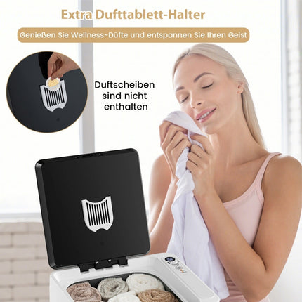 Electric Towel Warmer, 23L, Auto Shut-Off, Timer, LED Display