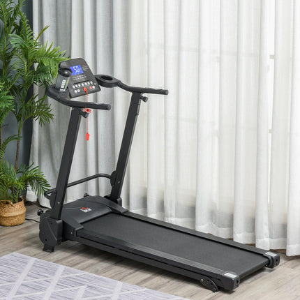 Foldable electric treadmill with LCD & MP3, 1-14 Km/H