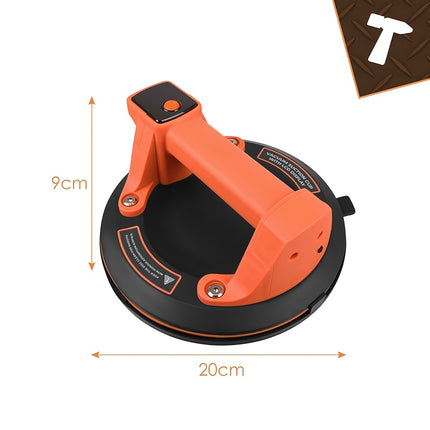 Electric Vacuum Suction Cup 200 mm with LCD Display, 200 kg, 1200 mAh Battery