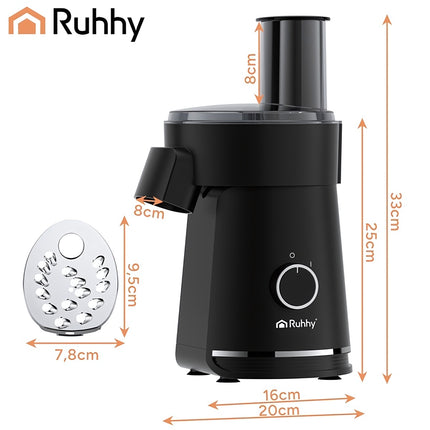Electric Vegetable Chopper 200W with 5 Cutting Discs, Julienne, Lid Safety Lock