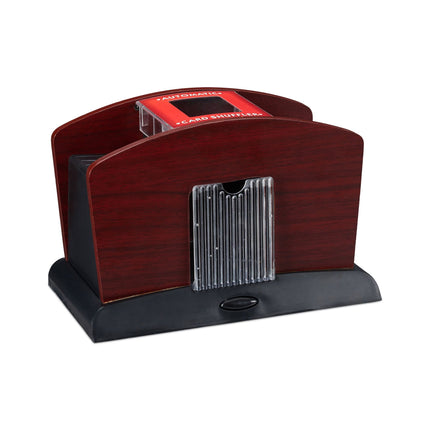 Electric card shuffler for 4 decks