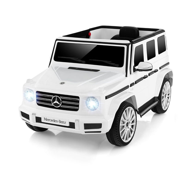 Electric car for children Mercedes Benz G500 children's car electric with remote control white