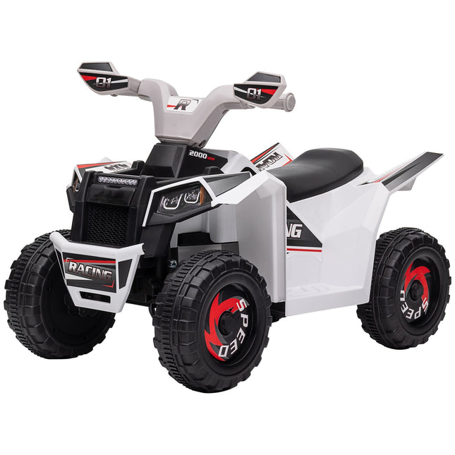 Electric Kids Quad - 6V, 2.5 km/h, 1.5-3 years, white