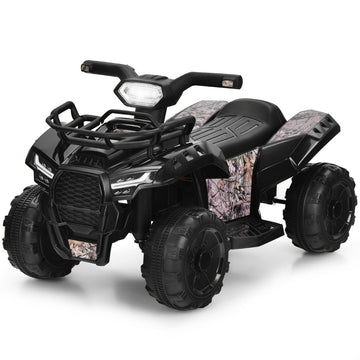 Electric children's quad with headlights Electric quad children's car with music 44 x 66 x 42 cm black