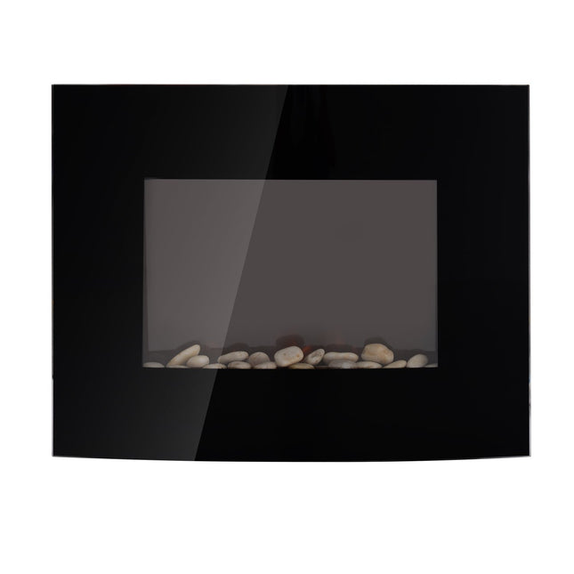 Electric stove, 2 power levels, black stainless steel