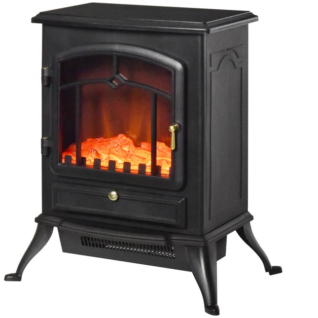 Electric stove Stove, Flame effect, Overheating protection