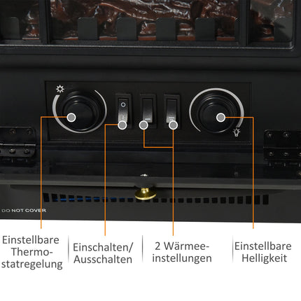 Electric stove Stove, Flame effect, Overheating protection