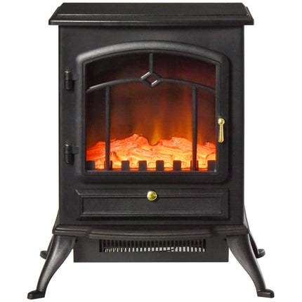 Electric stove Stove, Flame effect, Overheating protection