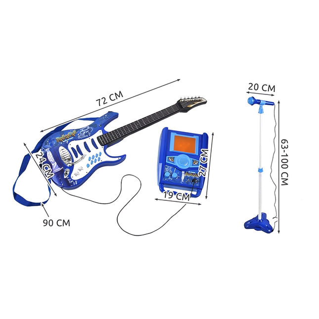 Electric guitar+microphone+sky amplifier 22409