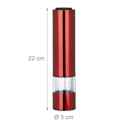 Electric pepper mill Set of 2 Red