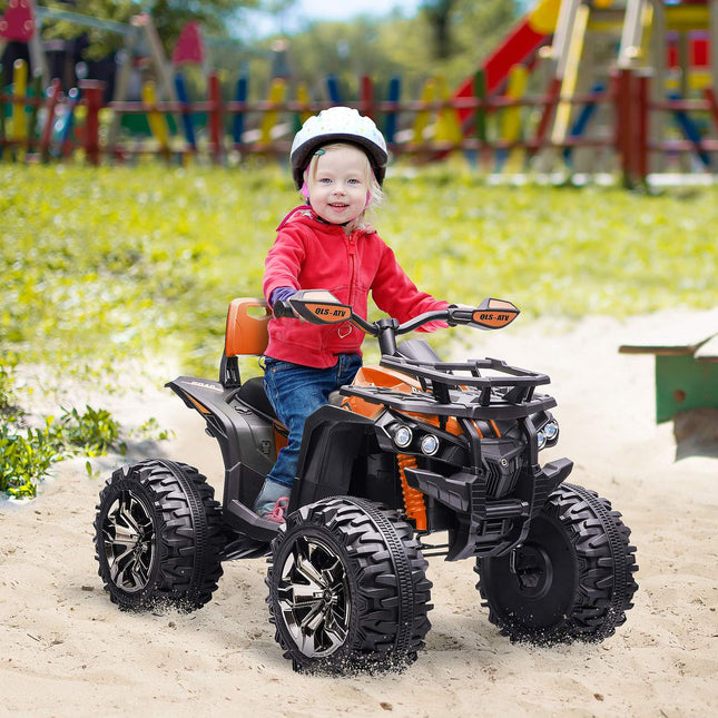 Electric Quad for children 3-5, 12V with MP3 & USB, Orange