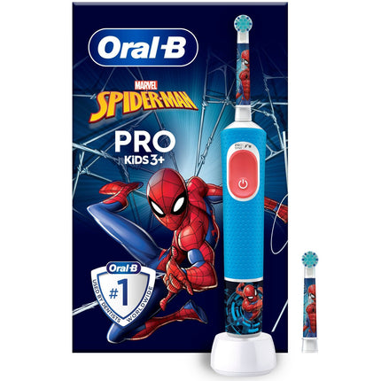 Electric toothbrush Vitality Pro Kids Spiderman + Extra Refill