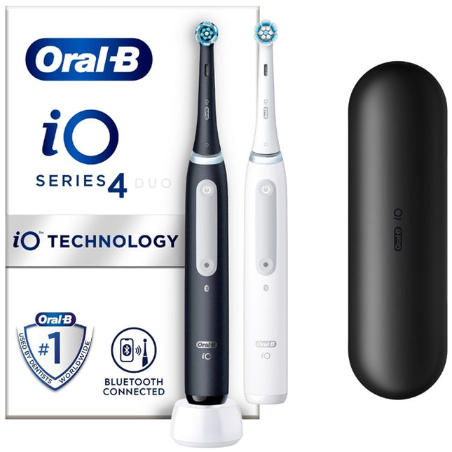 Electric toothbrush iO4 Duo Black UCB / White SC