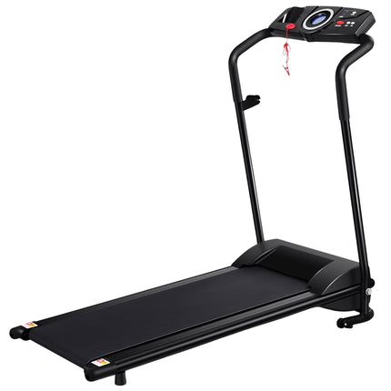 Electric treadmill foldable exercise bike rollable fitness device LCD display