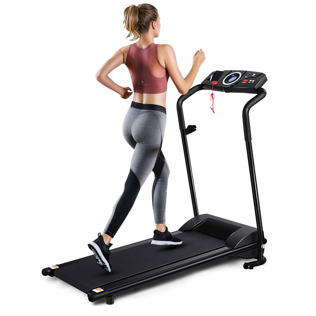 Elektrische loopband, opvouwbare hometrainer, oprolbaar fitnessapparaat, LCD-scherm