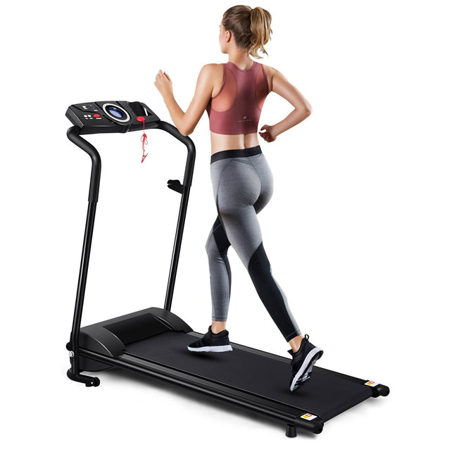 Elektrische loopband, opvouwbare hometrainer, oprolbaar fitnessapparaat, LCD-scherm