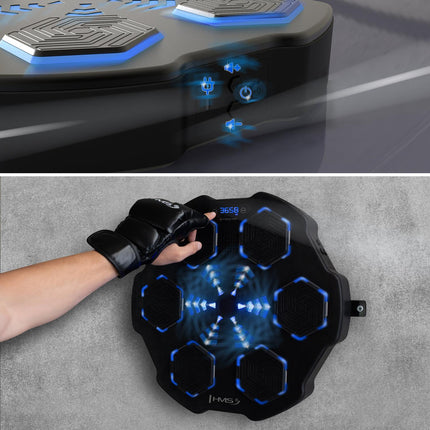 Electronic Boxing Board with Gloves Set