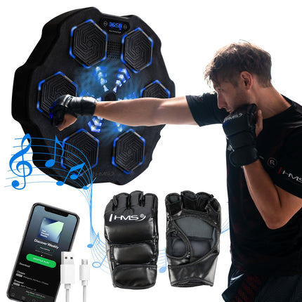 Electronic Boxing Board with Gloves Set