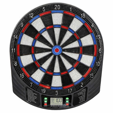Electronic Dartboard, 1-8 Players, LCD Display, 6 Dart Sets