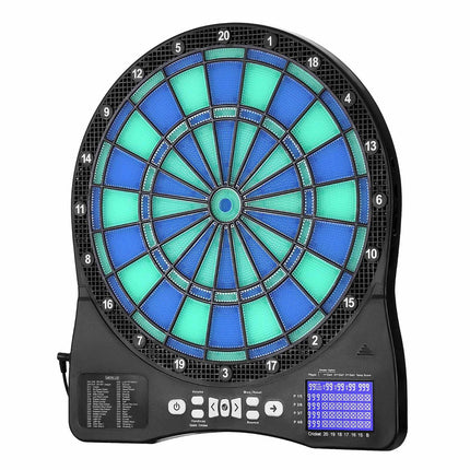 Electronic Dartboard With LED, 48 Games, LCD, 8 Players
