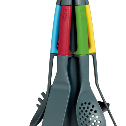 Elevate Kitchen Tools Set with Non-Slip Handles and Easy Storage