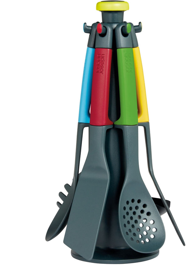 Elevate Kitchen Tools Set with Non-Slip Handles and Easy Storage