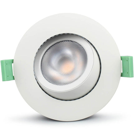 Ellen Recessed downlight Dim-to-Warm 520lm IP65 1-pack White