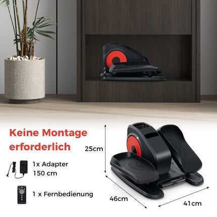 Elliptical Trainer Under Desk with Display Monitor & Remote Control Electric Pedal Trainer