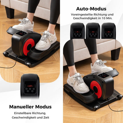 Elliptical Trainer Under Desk with Display Monitor & Remote Control Electric Pedal Trainer