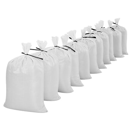 Empty Sandbags 500 Pack, 40 x 66 cm, Polypropylene With Ties
