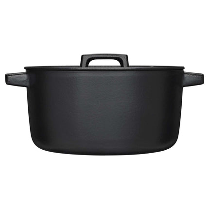 Enamelled Pot with Lid, 4L Capacity
