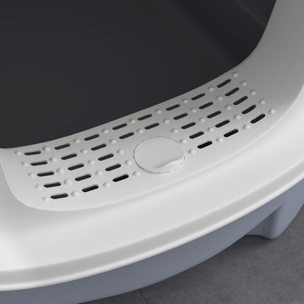 Enclosed Cat Litter Box with Scoop, Odor Control Bags