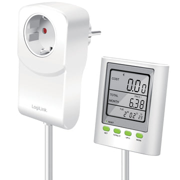 Energy meter with cost calculation External display