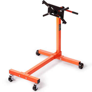 Engine Stand 750 lb, 360 Rotating Head, 4-Caster