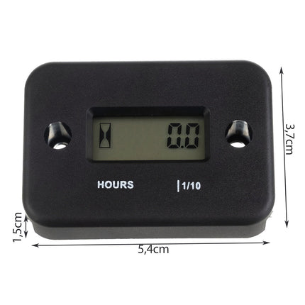 Engine operating hours counter