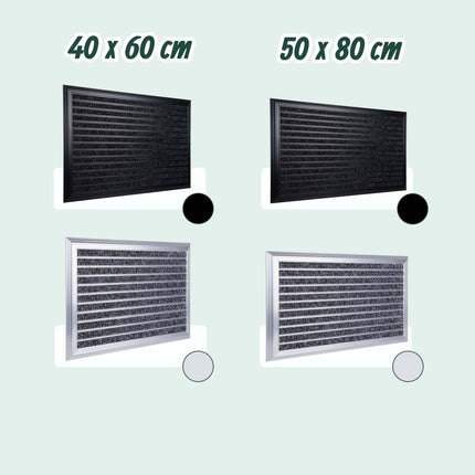 Entrance Mat With Aluminium Frame – Weatherproof, Non-Slip